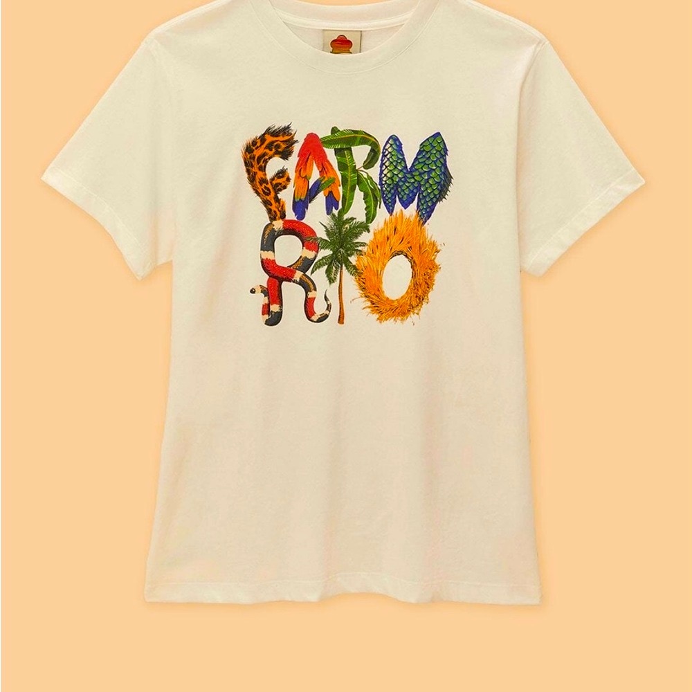 FARM Rio Colorful Nature-Inspired Graphic Tee - Picture 5 of 6